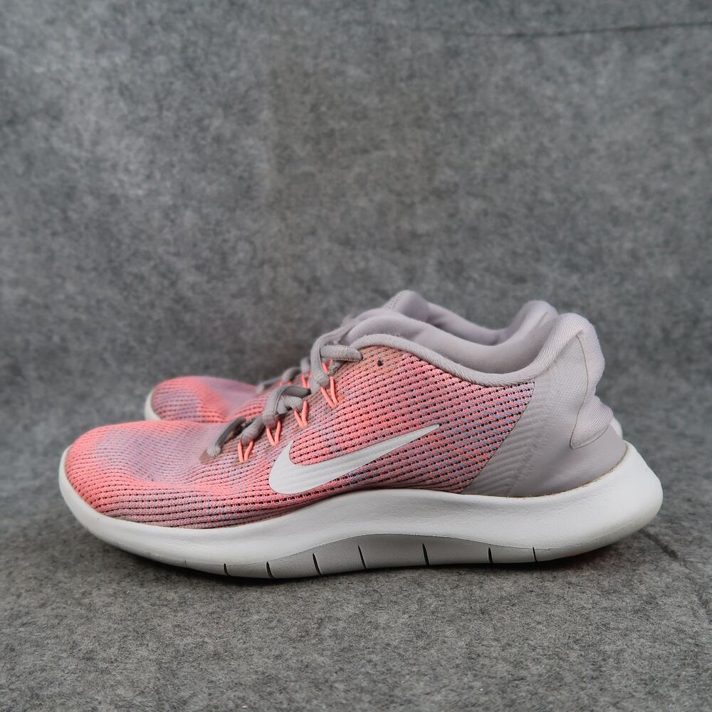 Nike Shoes Womens 8.5 Athletic Trainer Flex RN 2018 Running Sneaker Workout Pink - Picture 5 of 12